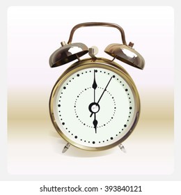 A vector illustration for alarm clock classic