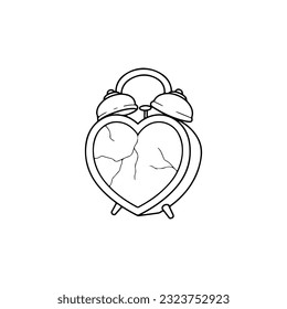 vector illustration of alarm clock concept