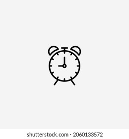 Vector illustration of alarm clock icon
