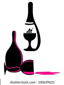 Vector illustration: alcohol