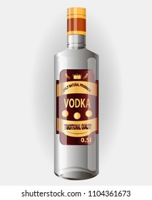 Vector illustration of a alcohol isolated on white background