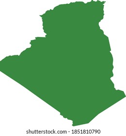 vector illustration of Algeria map