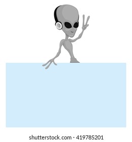 Vector illustration. Aliens.
