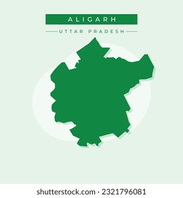 Vector illustration vector of Aligarh city map india city