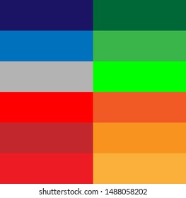Vector illustration of all colors of all seasons