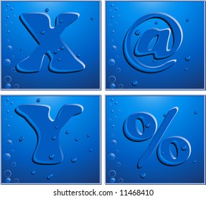 Vector illustration - alphabet