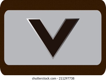Vector illustration of a  alphabet.
