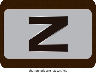 Vector illustration of a  alphabet.