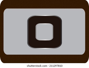 Vector illustration of a  alphabet.