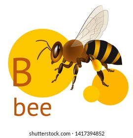 Logo Design Bee Simple Flat Style Stock Vector (Royalty Free) 1265109208