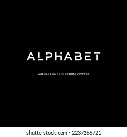 vector illustration of alphabet letter A to Z, font design font logo