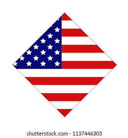 vector illustration of American flag