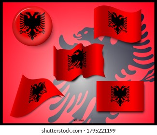 Vector illustration of american flag for various events related
