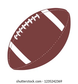 Vector illustration of American football