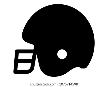 Vector illustration of an American Football Helmet