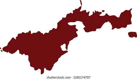 Vector Illustration of American Samoa map