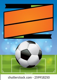 A vector illustration for an American Soccer League flyer. Vector eps 10. EPS file is layered.