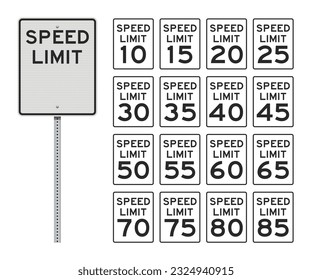 Speed limit sign 40 km h icon vector illustration 30718009 Vector