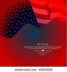 vector illustration for americans independence day