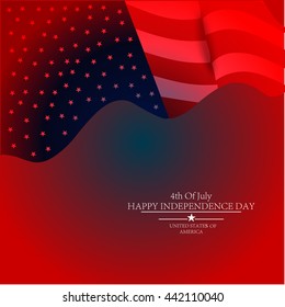 vector illustration for americans independence day