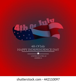vector illustration for americans independence day