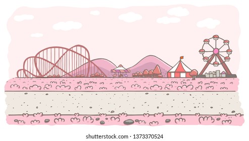 Vectores Imagenes Y Arte Vectorial De Stock Sobre Rollercoaster