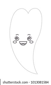 Vector illustration: amusing game for kids - Connect the dots and  Color the contour of funny  character a Heart isolated on white background.  For children education and pastime. Valentine's day.
