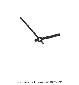 Vector illustration of analog clock, watch. Conception of punctuality or deadline. The importance of precise time-keeping and measurement of time. Timepiece intended to be worn by a person