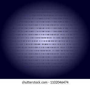 Vector illustration of an analog signal.