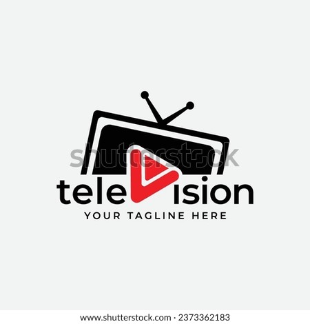 vector illustration analogue retro television with antenna channel and signal selector