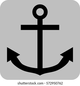 Vector Illustration of Anchor Icon
