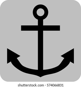 Vector Illustration of Anchor Icon
