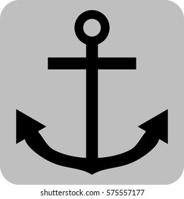 Vector Illustration of Anchor Icon

