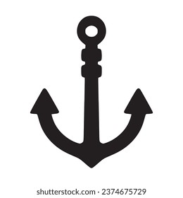 Vector Illustration of Anchor icon design