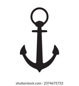 Vector Illustration of Anchor icon design