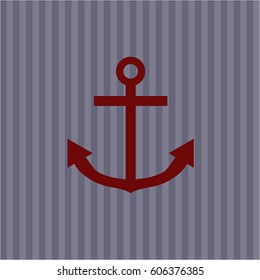 Vector Illustration of Anchor symbol
