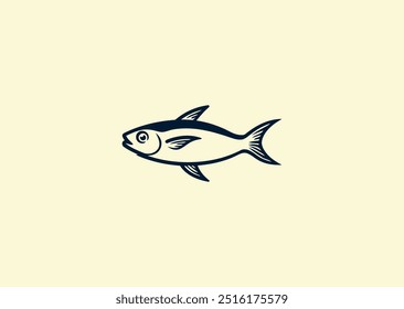 Ilustración vectorial de Anchovy Logo Design