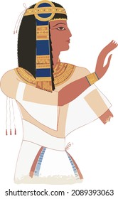 vector illustration of an ancient Prince.