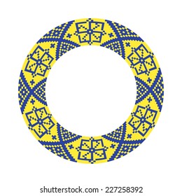 Vector illustration of ancient seamless pattern. Protector from curse - molvinets