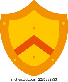 Vector illustration of an ancient shield icon.