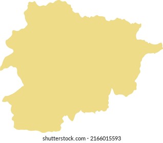 Vector Illustration of Andorra map