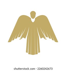 Vector illustration. The angel is God's herald.