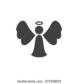 Vector Illustration of an Angel Icon