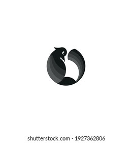 Ilustración vectorial de la imagen de ave animal Adecuada para ser utilizada como logotipos, iconos, etc.