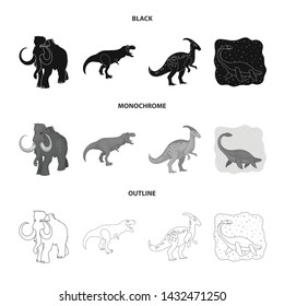 Vector illustration of animal and character icon. Collection of animal and ancient stock vector illustration. Vector illustration of animal and character icon. Collection of animal and ancient stock vector illustration.