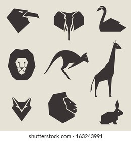 Vector Illustration of Animal Icons