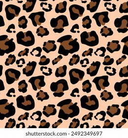 Ilustración vectorial, patrón animal, manchas de guepardo, leopardo, jaguar, pantera, grandes felinos, color