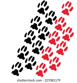 vector illustration. animal print