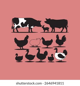 vector illustration of an illustration of a animals.