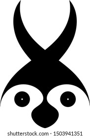 vector illustration an animal's face